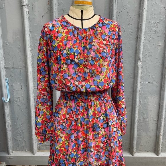 J. Crew Glendale Dress Old Floral, BNWT, size Large - Picture 4 of 16